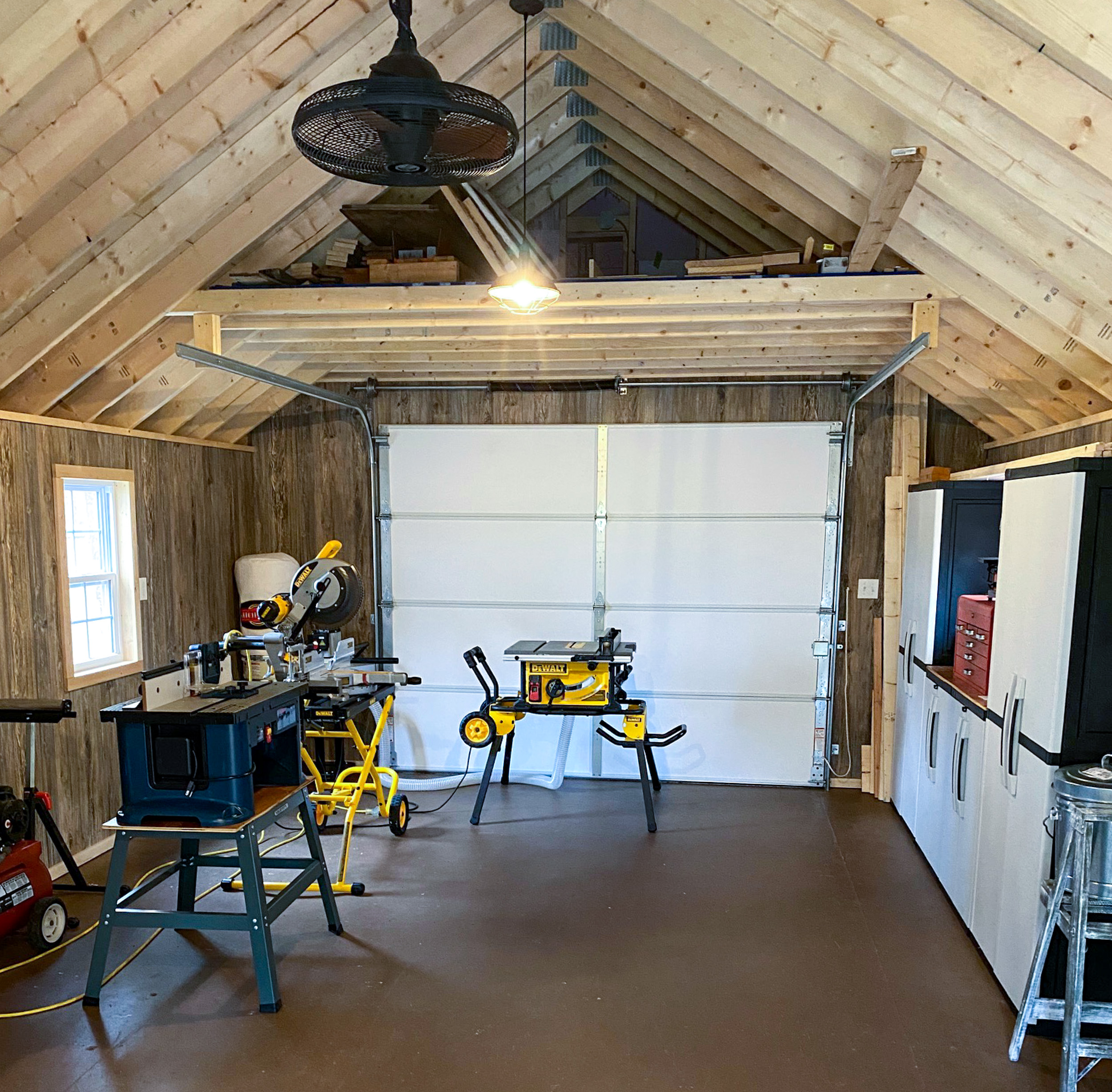 Large Sheds for Storage & Work Space