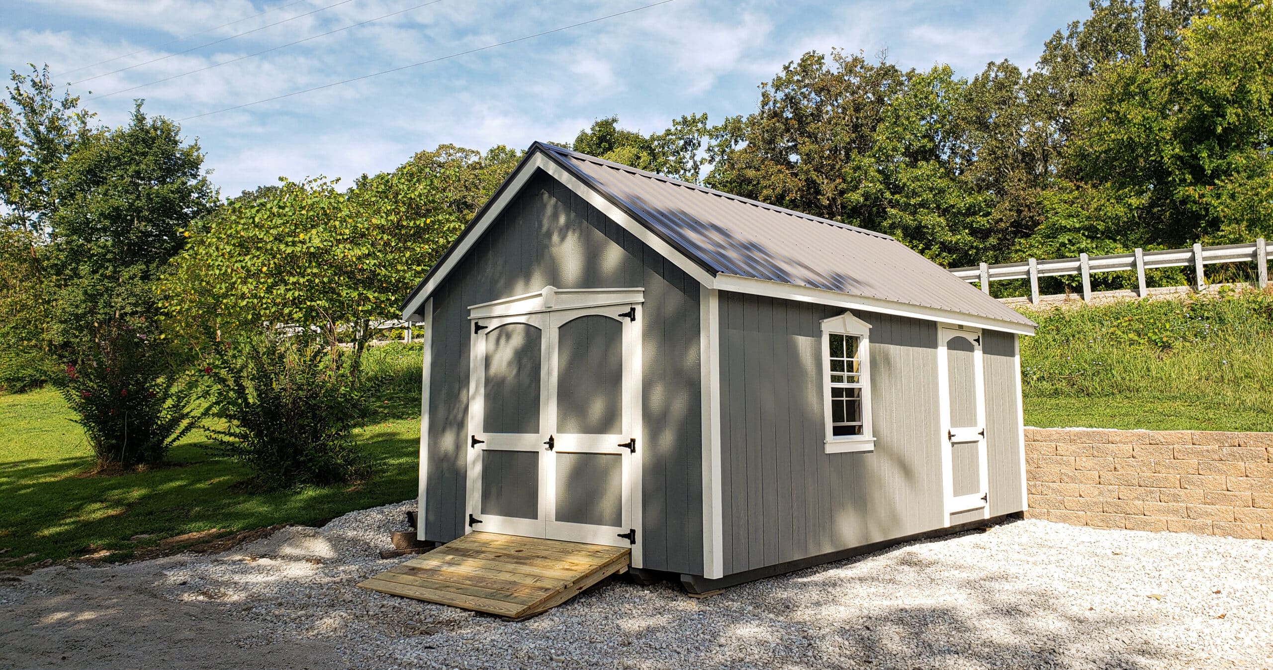 one of our brown lofted barn portable buildings for sale in sullivan MO