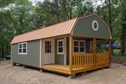 lofted storage cabin in st