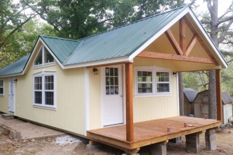 off grid shed home in mo