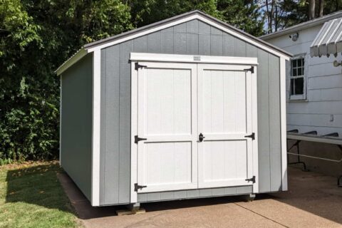 grey 10x12 garden shed in jefferson mo