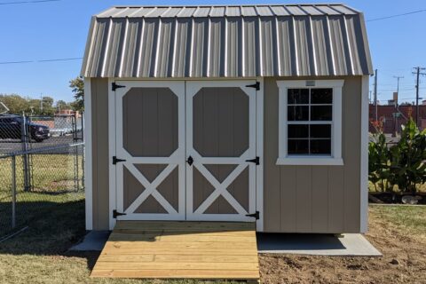 10x12 lofted wood shed in mo