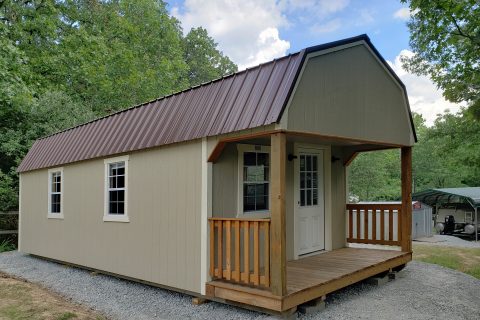 lofted cabin with porch for sale near leasburg mo