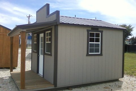 custom designed shed cabins in mo