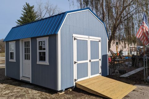 12x16 lofted wood shed in fenton mo 