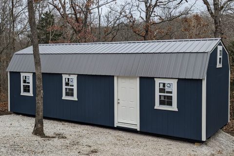12x32 lofted barn shed in st louis mo 