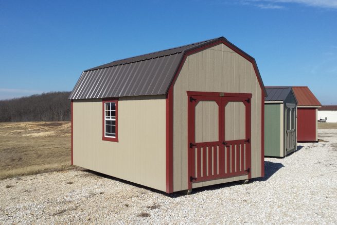 Brown Lofted barn sheds available in Fenton MO